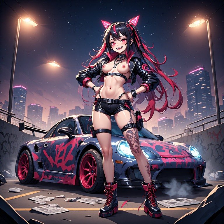 AI Generated - Hot Cars, Hotter Girls - Anime #2iq6muGx