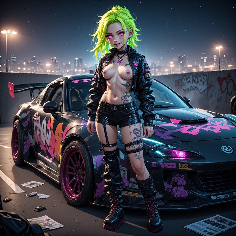 AI Generated - Hot Cars, Hotter Girls - Anime #juq7aWCn