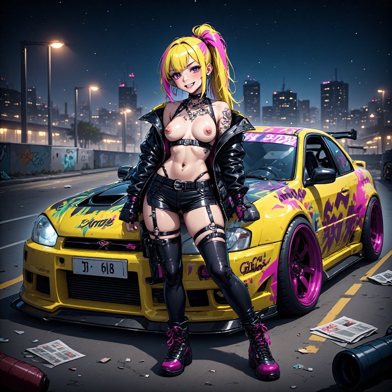 AI Generated - Hot Cars, Hotter Girls - Anime #pMCASE7t